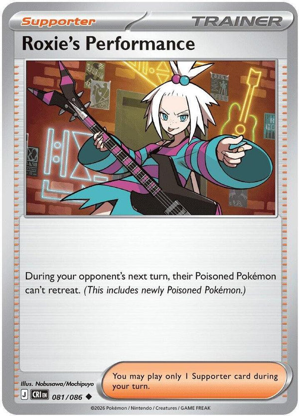 Roxie's Performance - 081/086 (CRI 081/086) - Pokémon