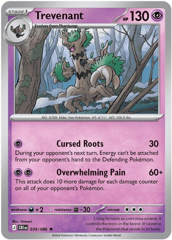 Trevenant (CRI 039/086) - Pokémon
