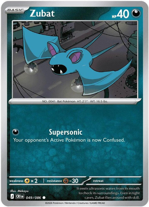 Zubat (CRI 049/086) - Pokémon