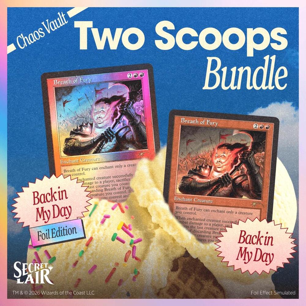 Secret Lair Drop: Two Scoops - The Vanilla Sampler Bundle