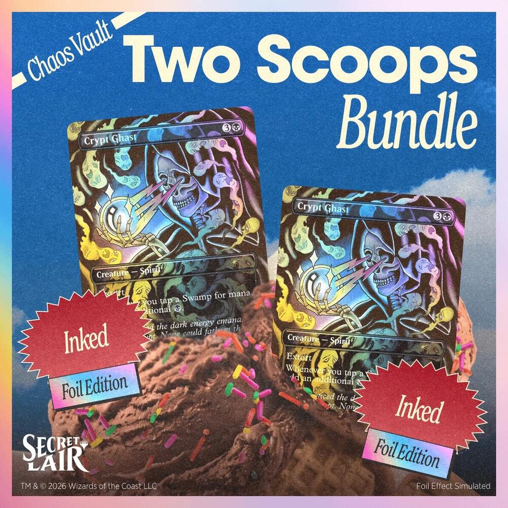 Secret Lair Drop: Two Scoops - Double Chocolate With Sprinkles Bundle