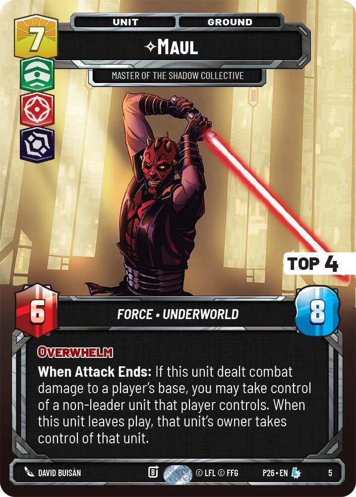 Maul - Master of the Shadow Collective (Top 4)
