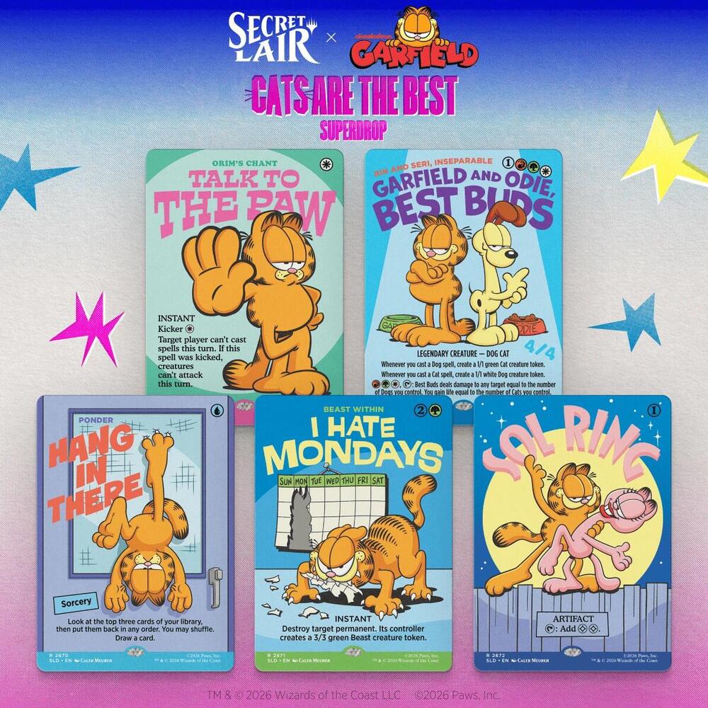 Secret Lair Drop: Secret Lair x Garfield: Motivationally Challenged - Non-Foil Edition