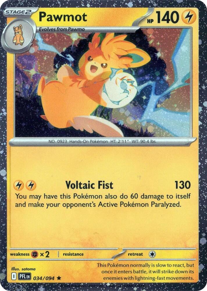 Pawmot - 034/094 (Cosmos Holo)