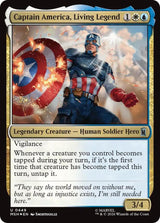 Captain America, Living Legend (Surge Foil) - Magic: The Gathering