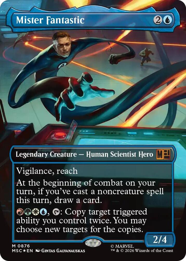 Mister Fantastic (Borderless) (Surge Foil)