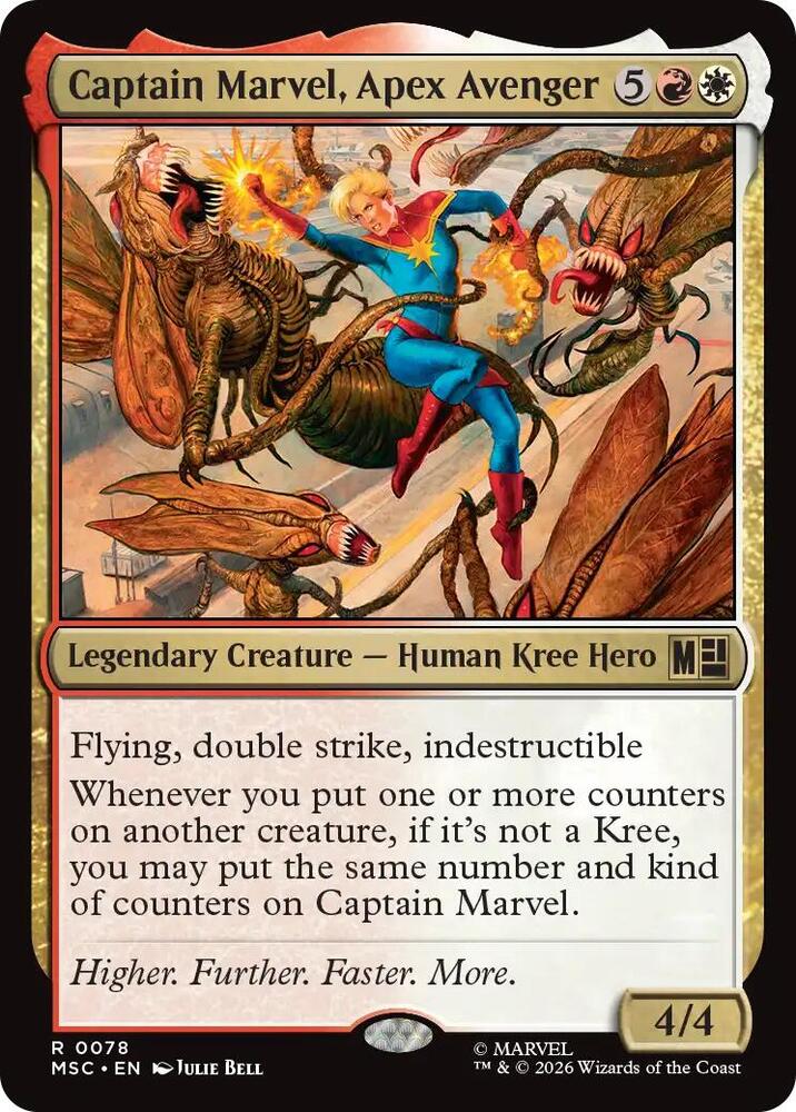 Captain Marvel, Apex Avenger (Surge Foil)