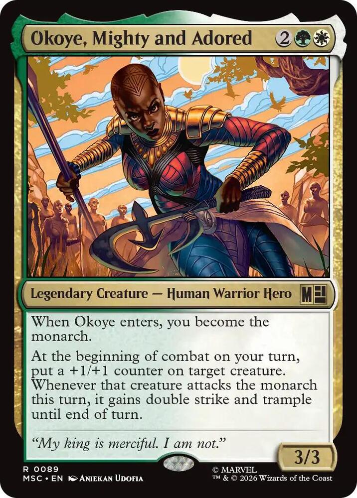 Okoye, Mighty and Adored (Surge Foil)