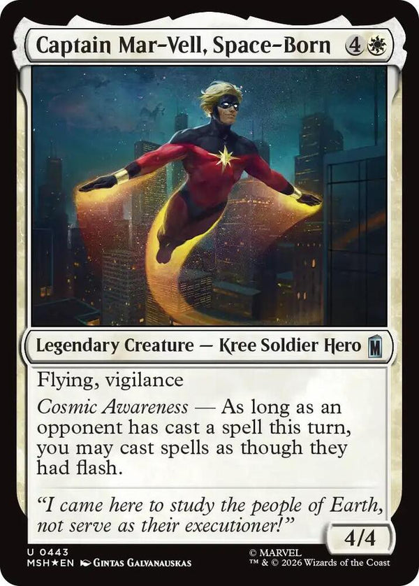 Captain Mar-Vell, Space-Born (Surge Foil) - Magic: The Gathering