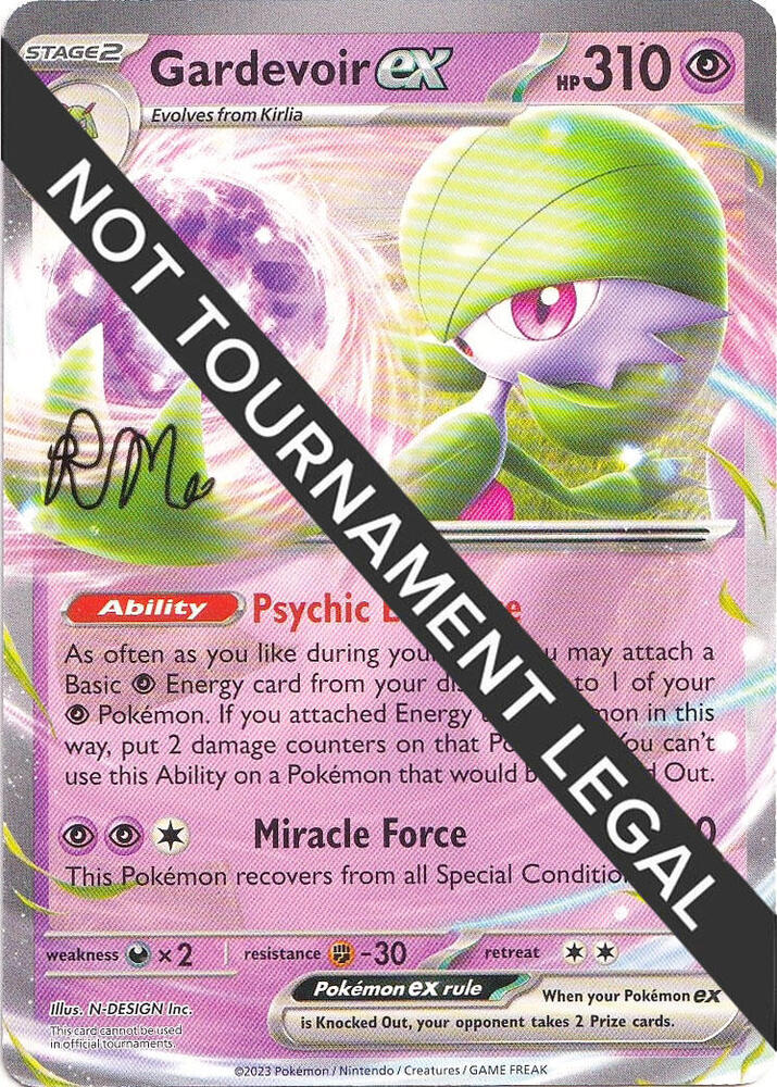 Gardevoir ex - 2025 (Riley McKay) [Gold Stamped]