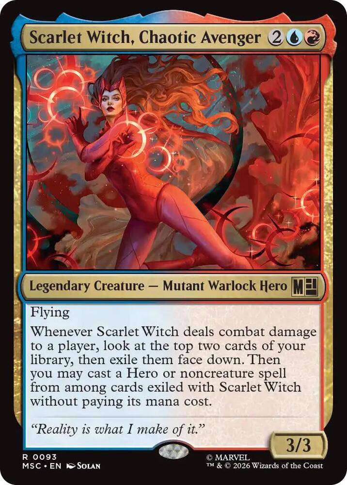 Scarlet Witch, Chaotic Avenger (Surge Foil)