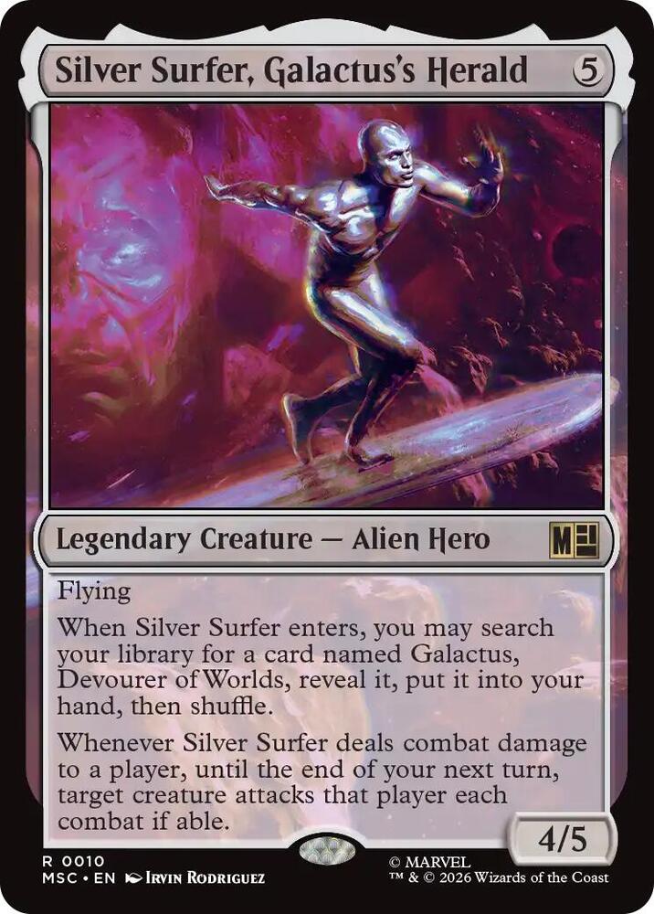 Silver Surfer, Galactus's Herald (Surge Foil)