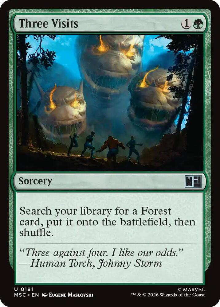Three Visits (Surge Foil)