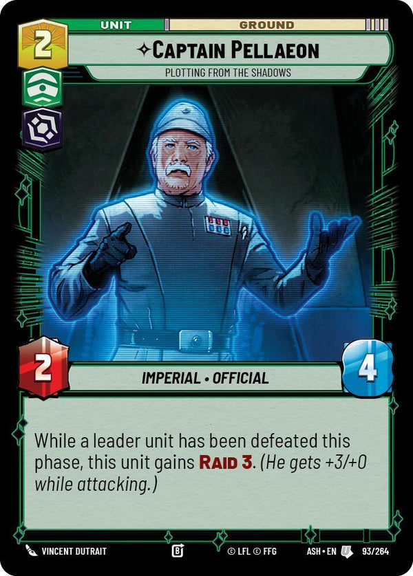 Captain Pellaeon - Plotting from the Shadows - Star Wars Unlimited