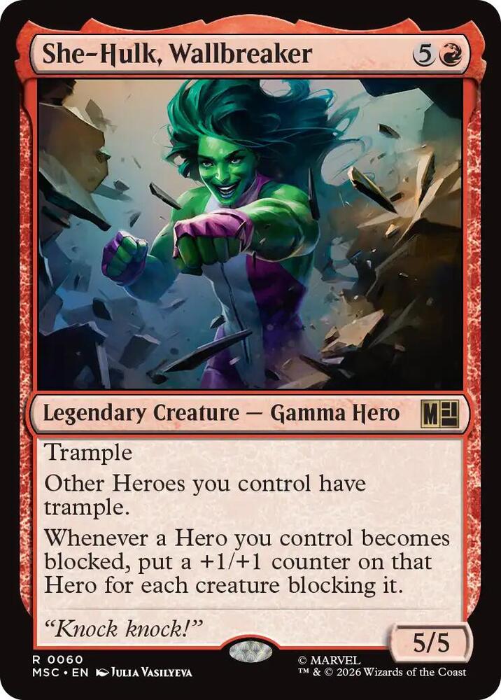 She-Hulk, Wallbreaker (Surge Foil)