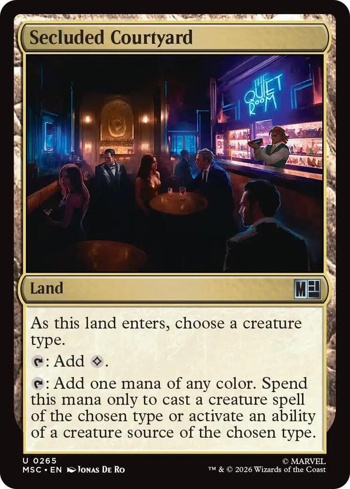 Secluded Courtyard (Surge Foil)