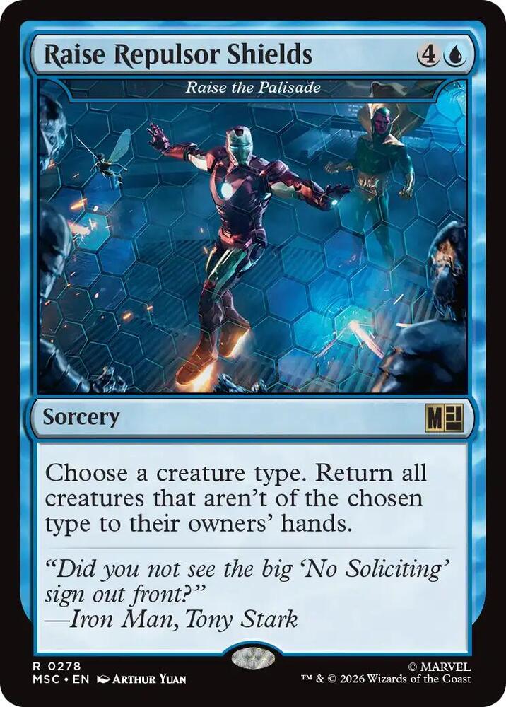 Raise Repulsor Shields - Raise the Palisade (Surge Foil)