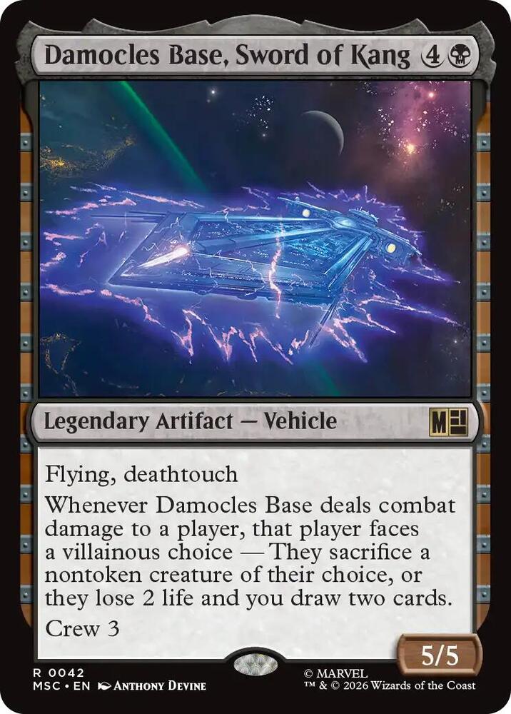 Damocles Base, Sword of Kang (Surge Foil)