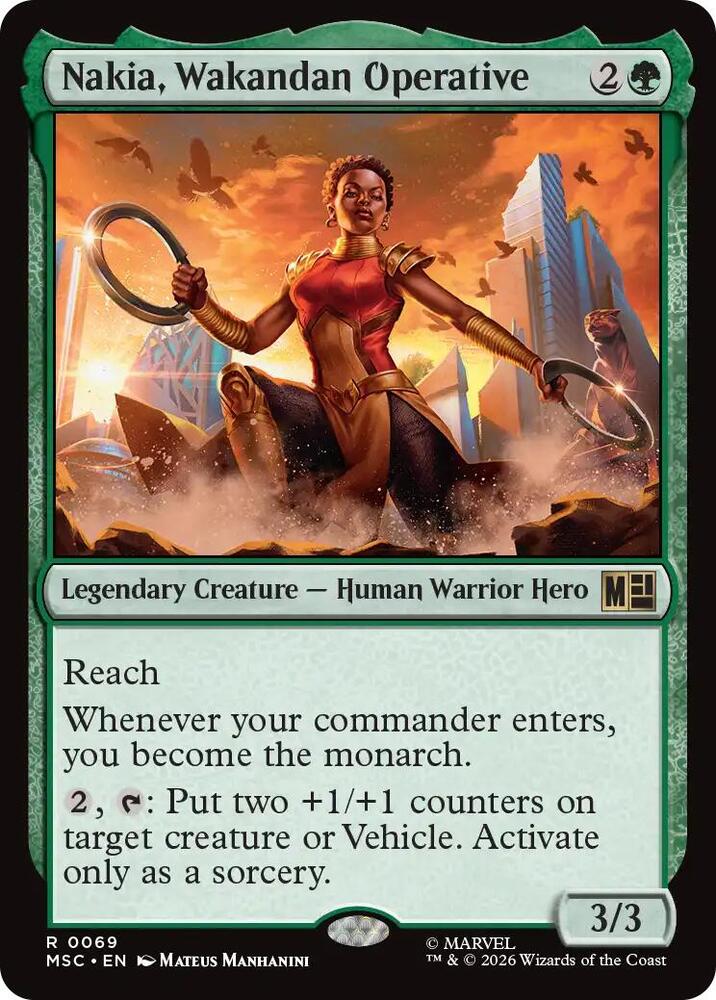 Nakia, Wakandan Operative (Surge Foil)