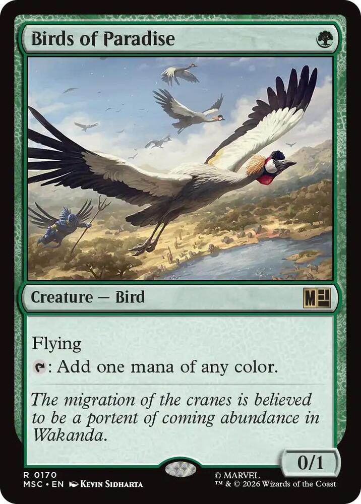 Birds of Paradise (Surge Foil)