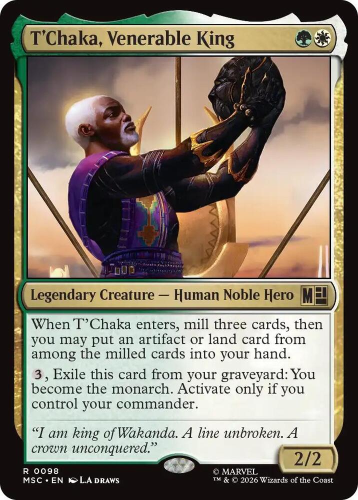 T'Chaka, Venerable King (Surge Foil)