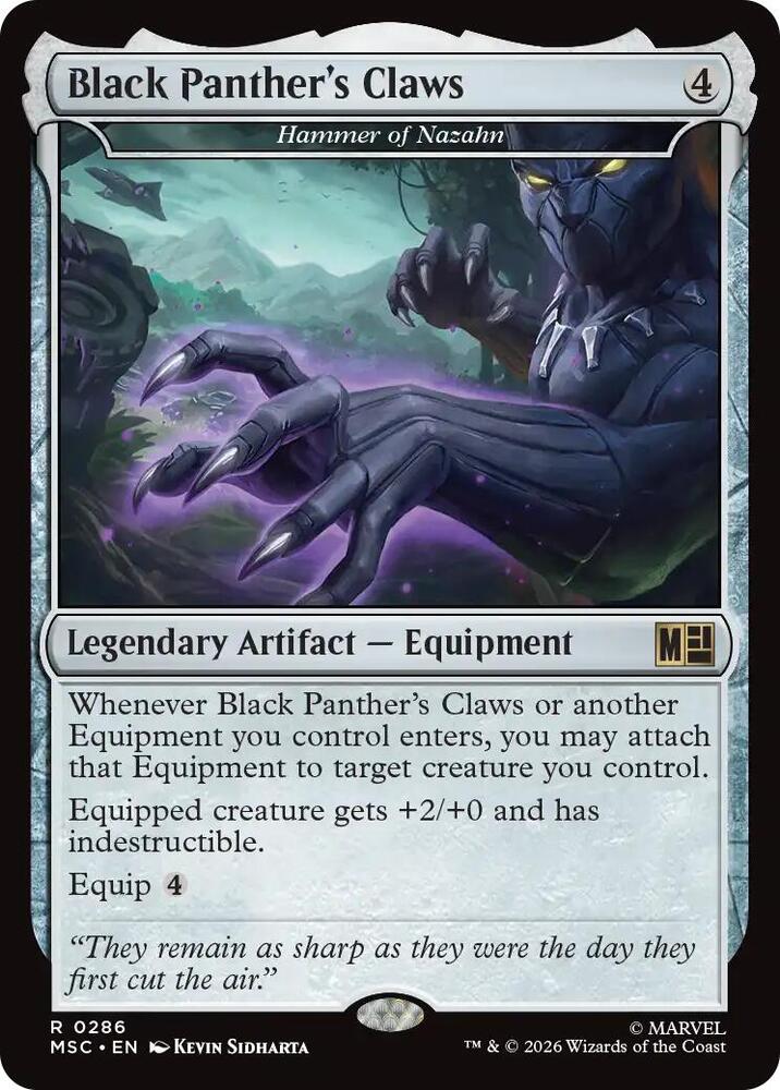 Black Panther's Claws - Hammer of Nazahn (Surge Foil)