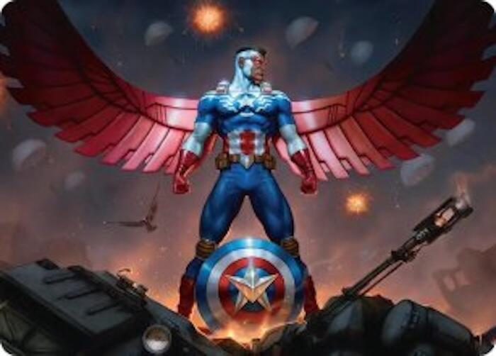 Captain America, Wings of Freedom Art Card (2/45)