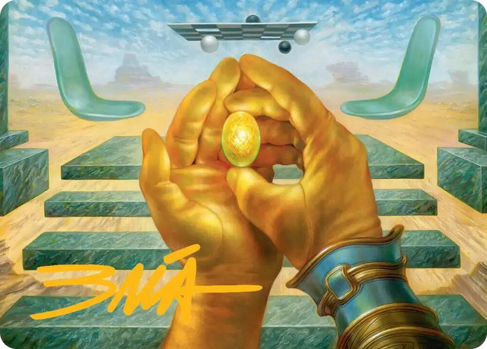 The Mind Stone Art Card (Gold-Stamped Signature)