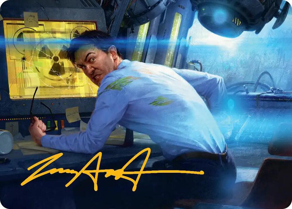 Bruce Banner Art Card (Gold-Stamped Signature)