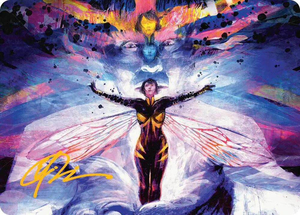 Pym Particles Art Card (Gold-Stamped Signature)