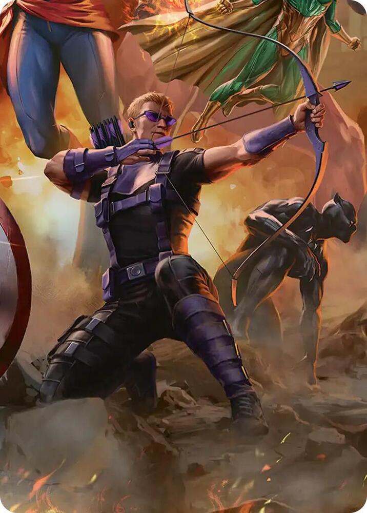 Hawkeye, Trick Shot Art Card