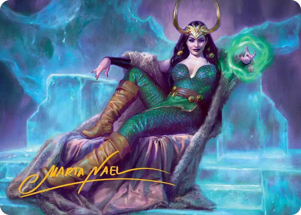 Lady Loki, Agent of Chaos Art Card (Gold-Stamped Signature)
