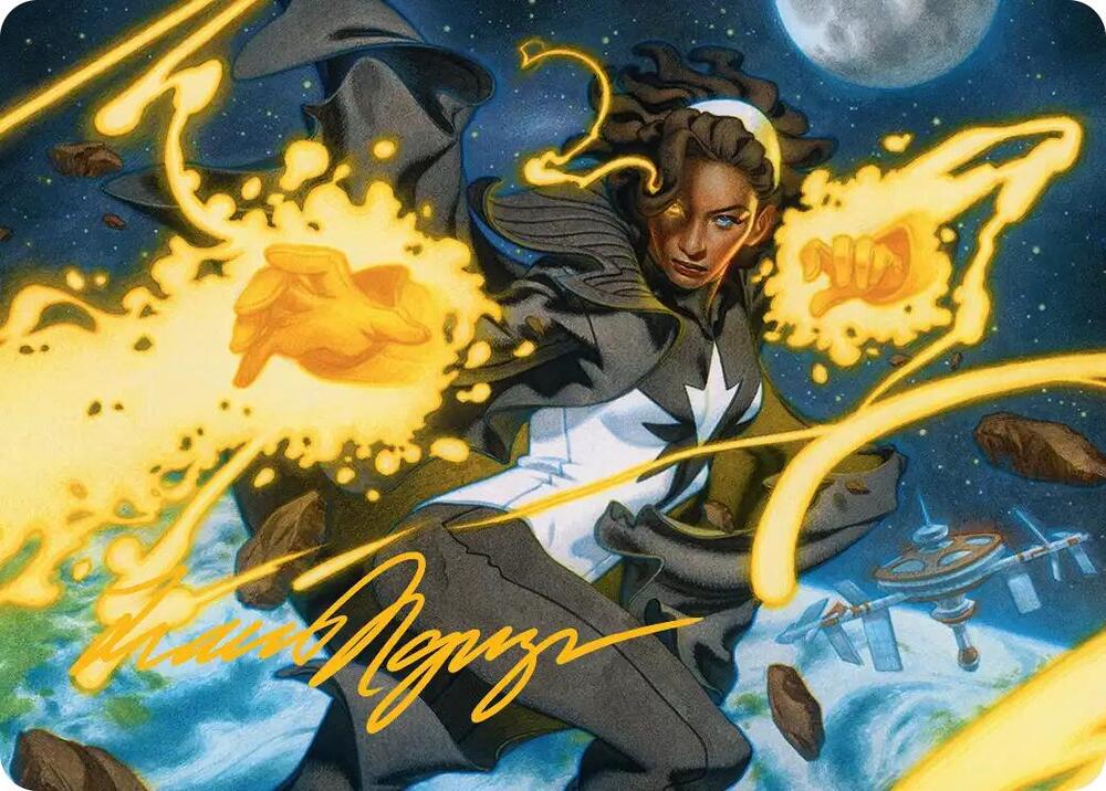 Photon, Mighty Marvel Art Card (Gold-Stamped Signature)