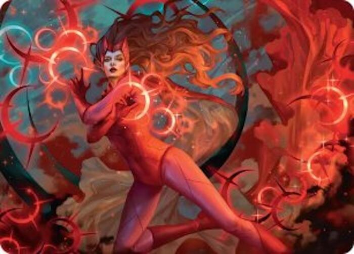 Scarlet Witch, Chaotic Avenger Art Card