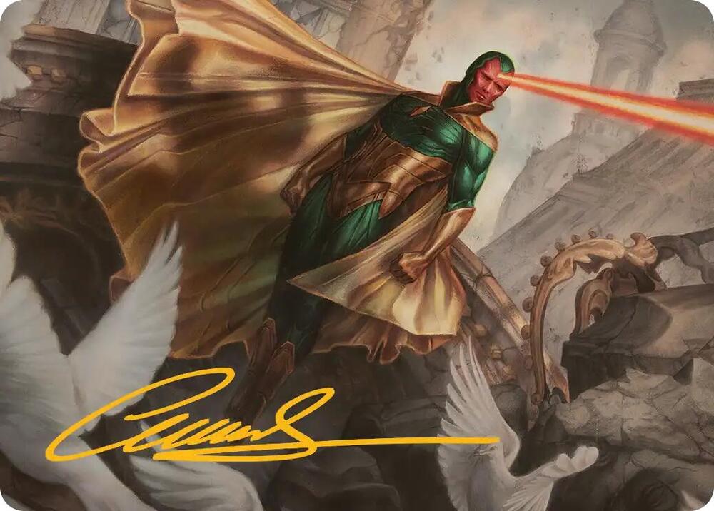 The Vision Art Card (Gold-Stamped Signature)