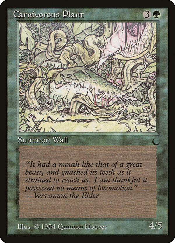 Carnivorous Plant - Magic: The Gathering