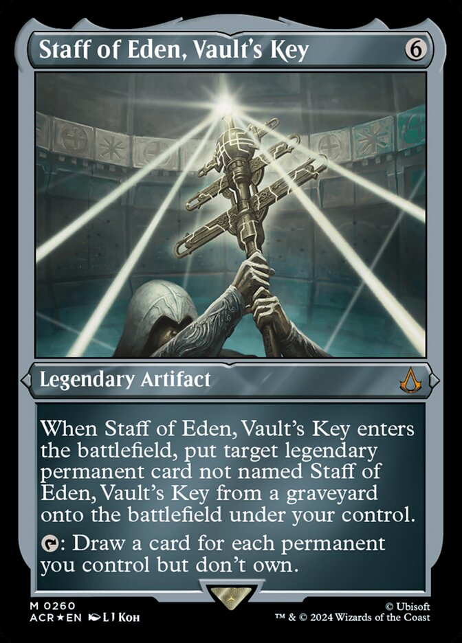 Staff of Eden, Vault's Key (Foil Etched)