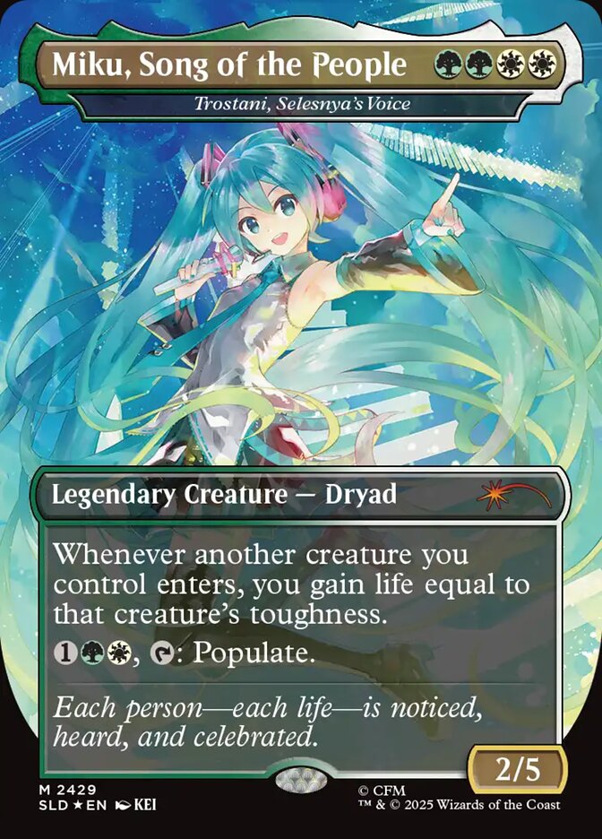 Miku, Song of the People - Trostani, Selesnya's Voice