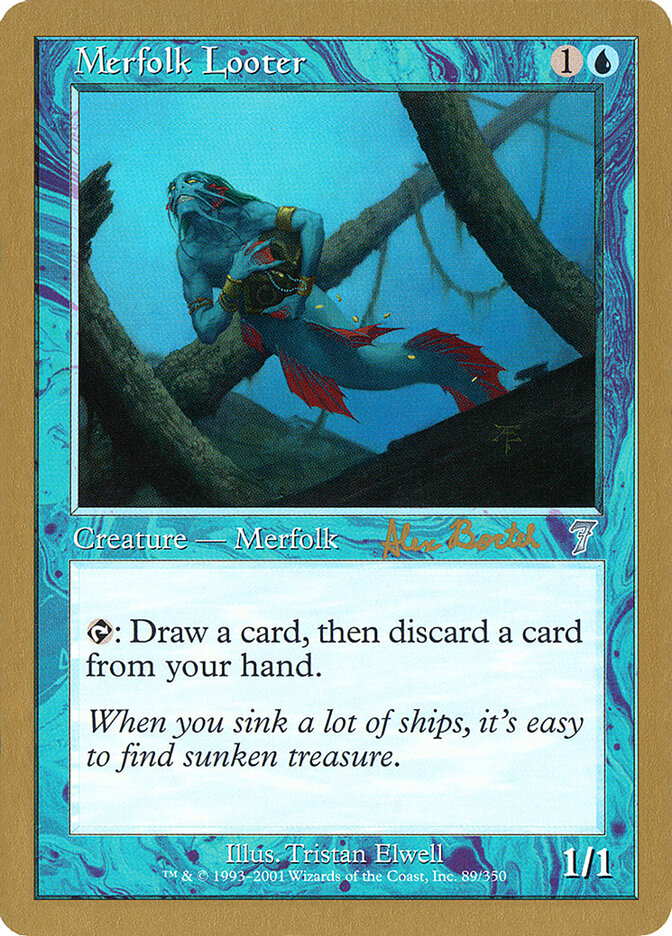 Merfolk Looter - 2001 Alex Borteh (7ED)