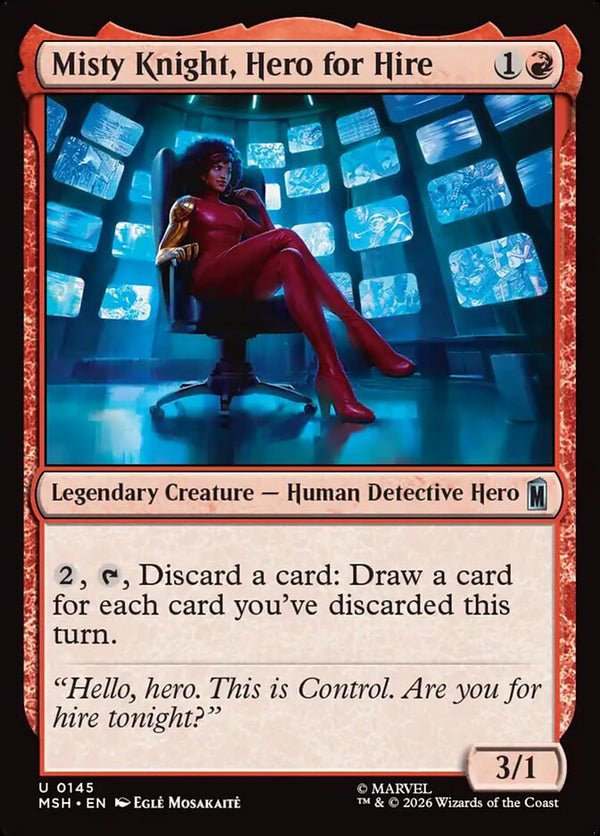 Misty Knight, Hero for Hire - Magic: The Gathering