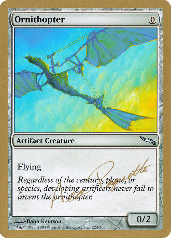 Ornithopter - 2004 Aeo Paquette (MRD)