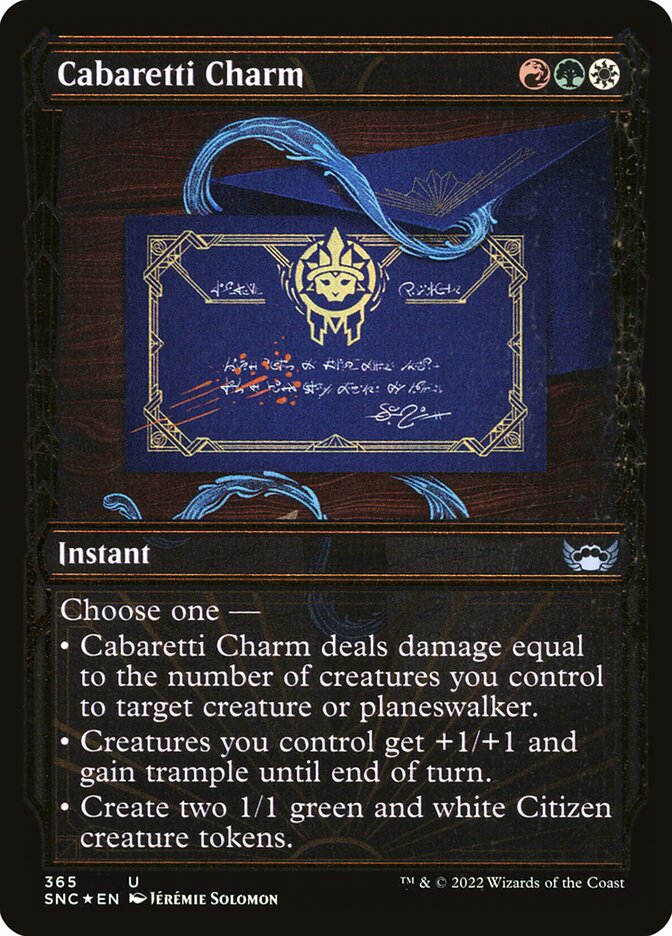 Cabaretti Charm (Gilded Foil)