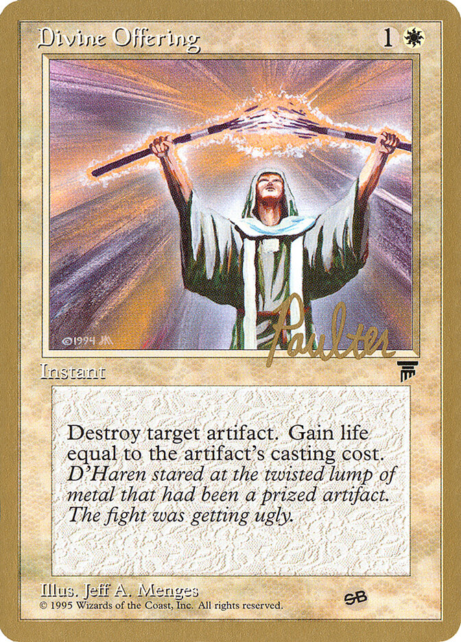 Divine Offering - 1996 Preston Poulter (LEG) (SB)