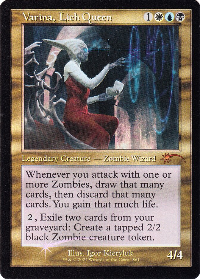 Varina, Lich Queen (Retro Frame)