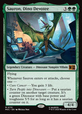 Sauron, Dino Devotee - Magic: The Gathering