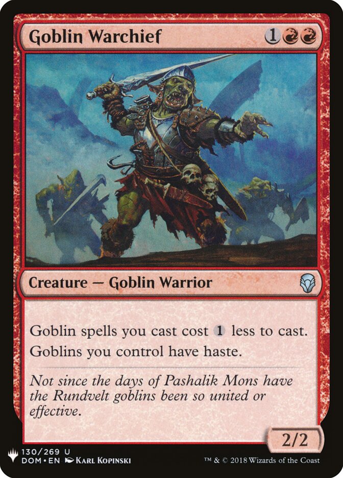 Goblin Warchief (DOM)