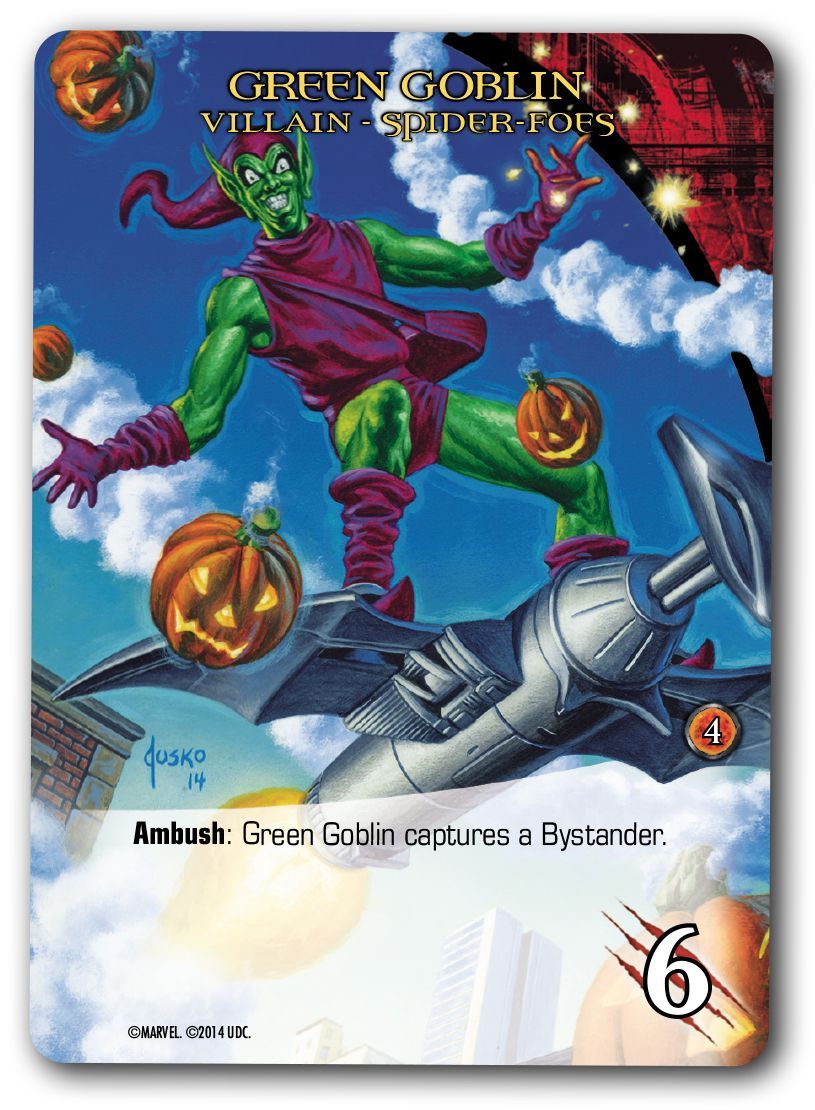 Marvel Masterpiece Trading Card: Green Goblin