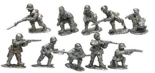 Warfighter: The WWII Tactical Combat Card Game – Expansion #17: Russian Metal Soldier Miniatures