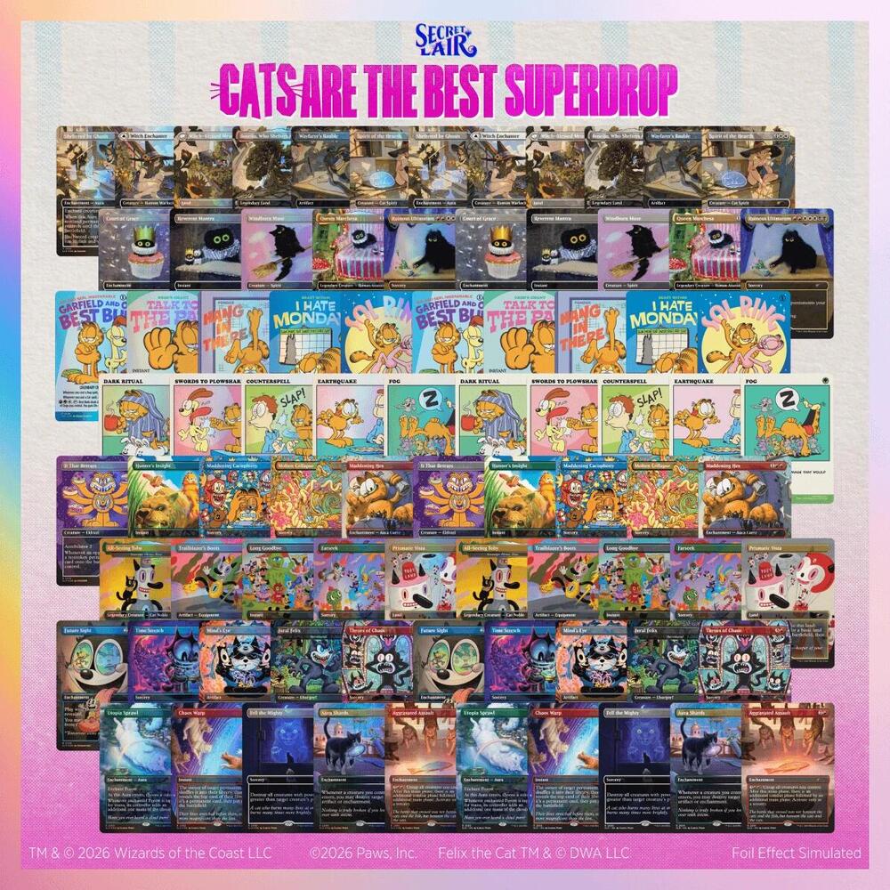 Secret Lair Cats Are the Best Superdrop: Cats Rule Everything Bundle