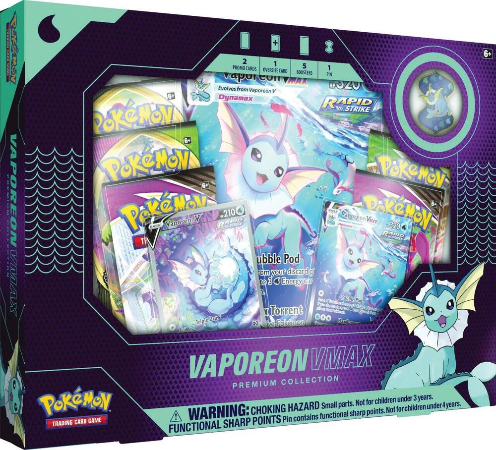 Vaporeon VMAX Premium Collection (EU Exclusive)